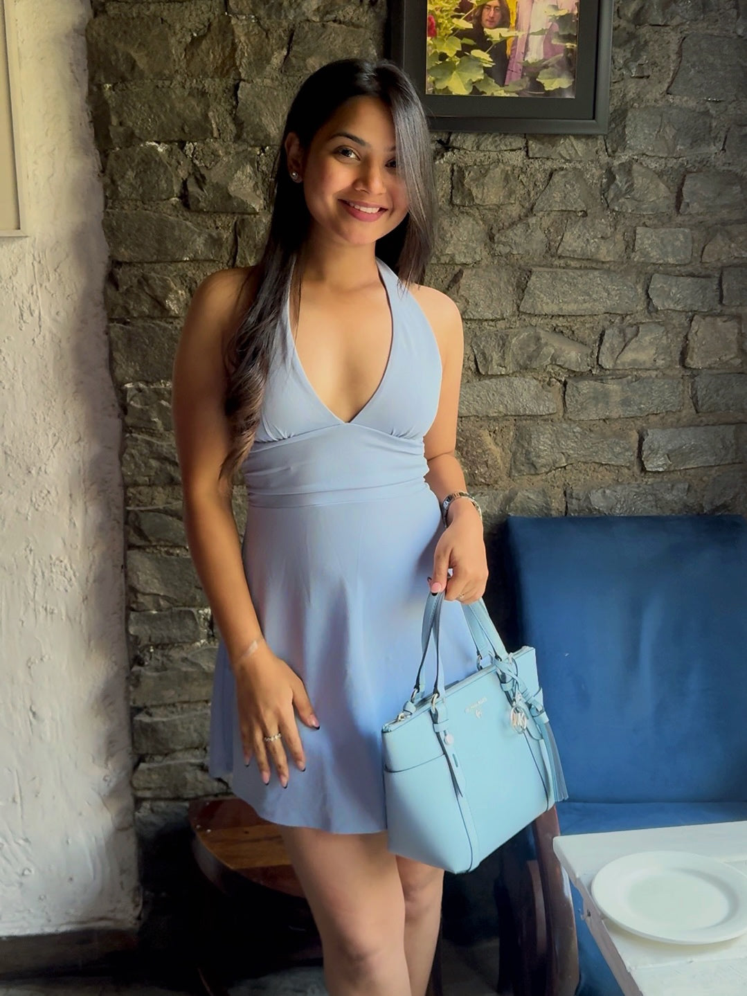 Lavaya Snow Dress