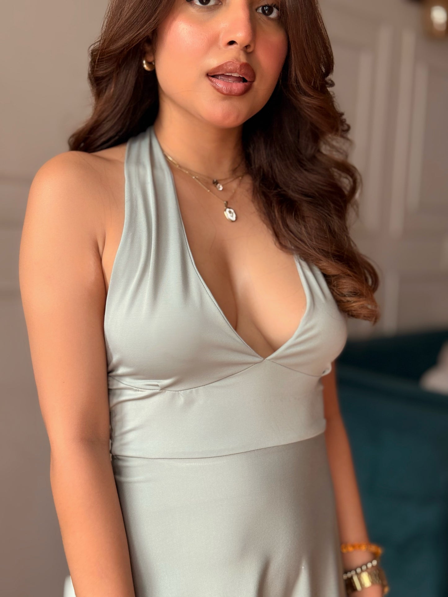 Lavaya Snow Dress