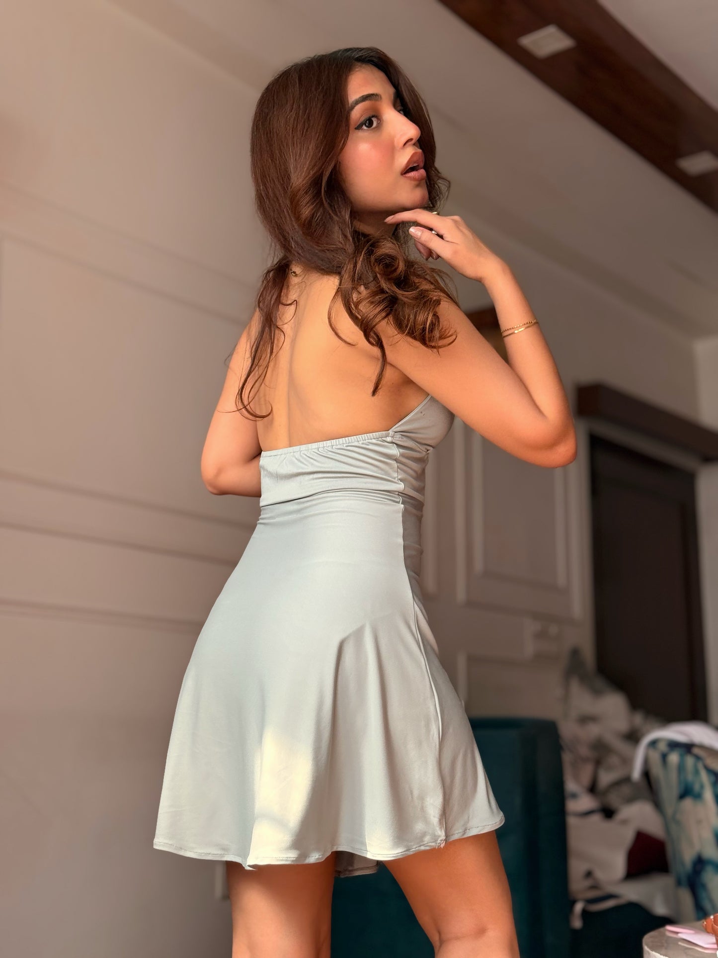 Lavaya Snow Dress