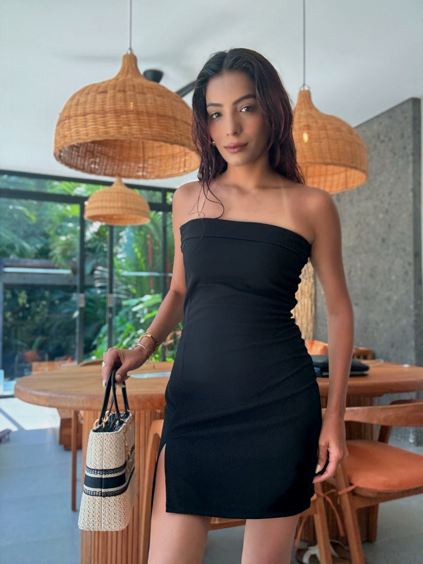 Lavaya Mini Scarlet Dress