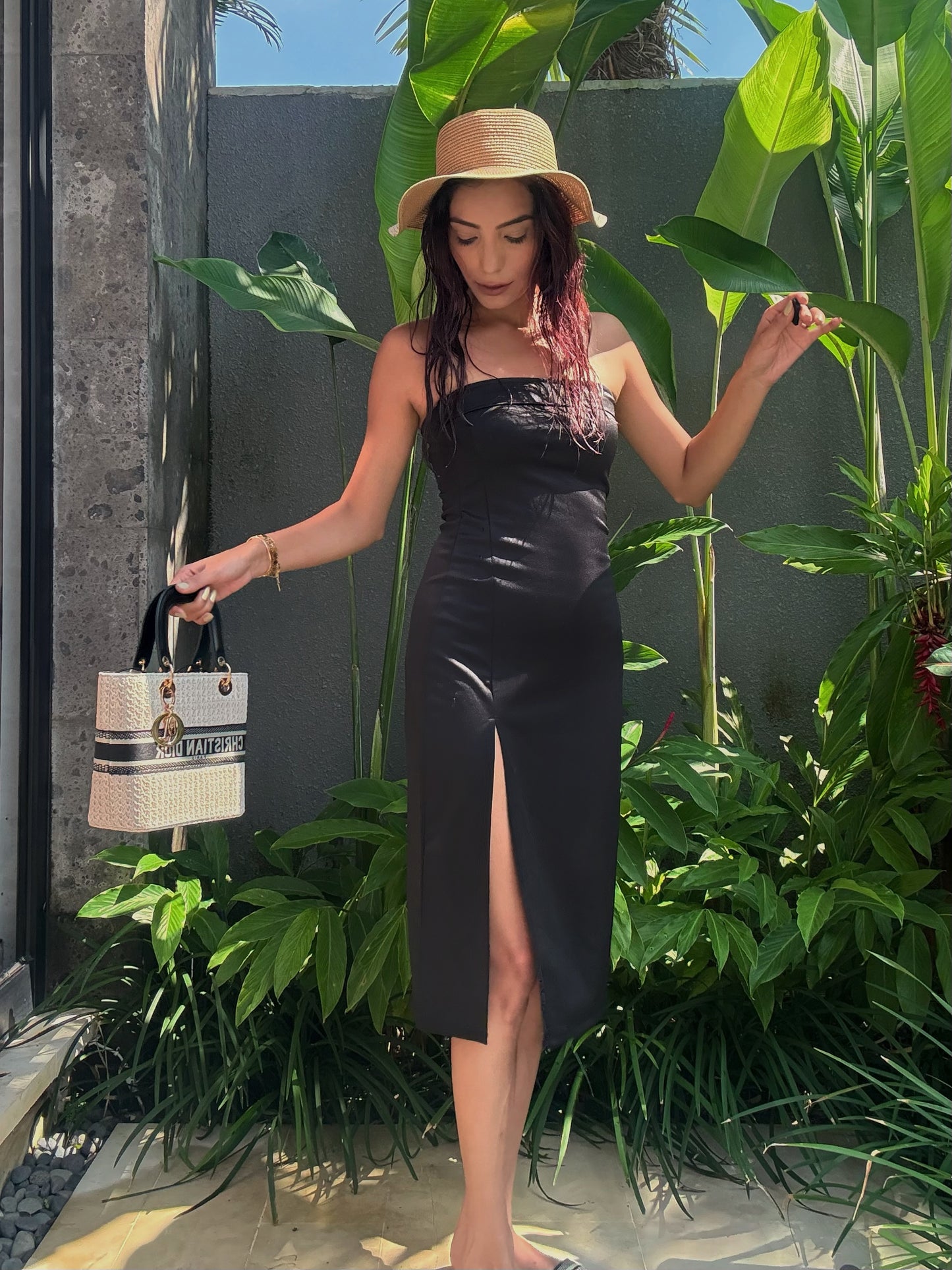 Lavaya Mini Scarlet Dress