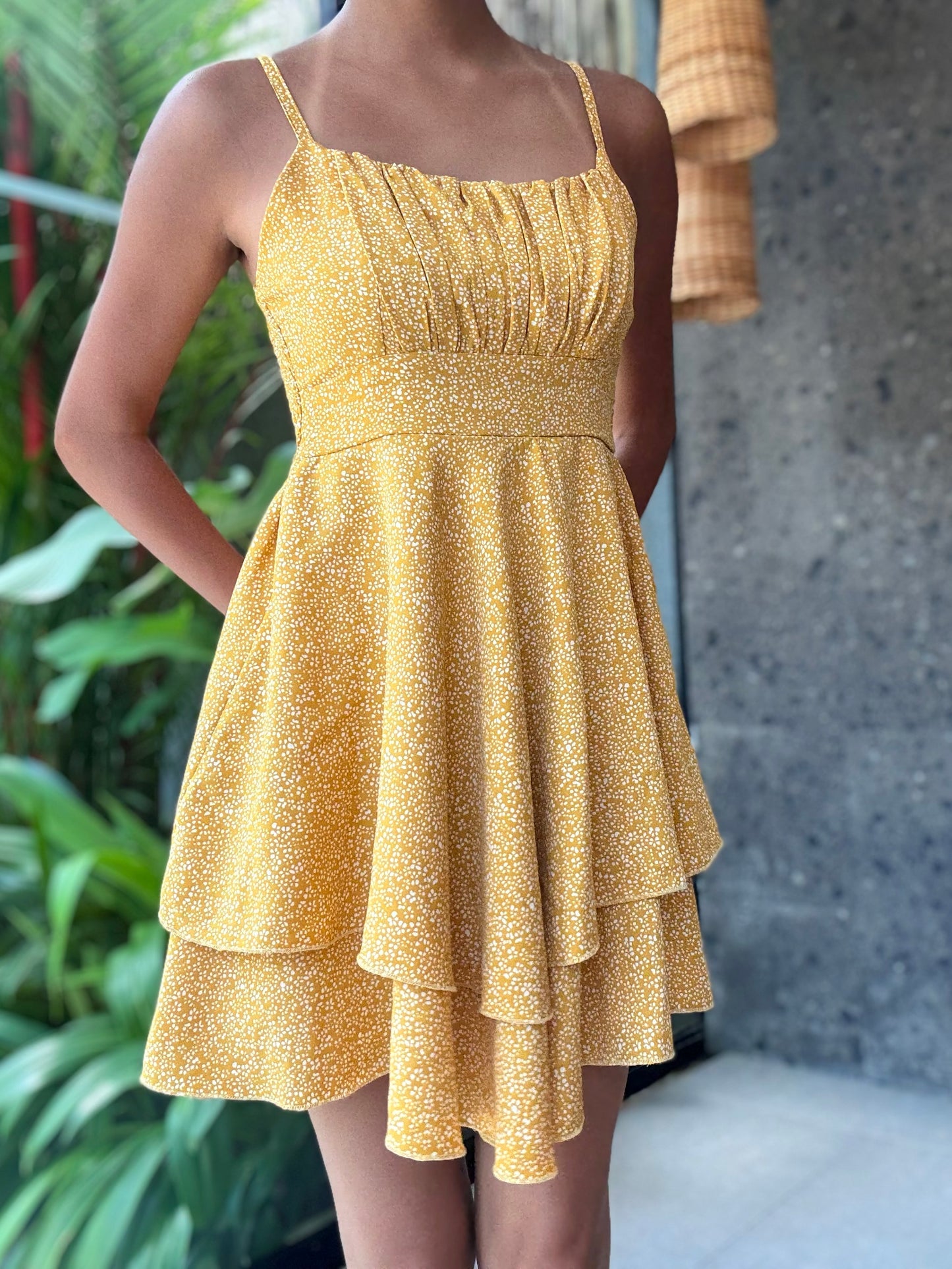 Lavaya Buttercup Dress