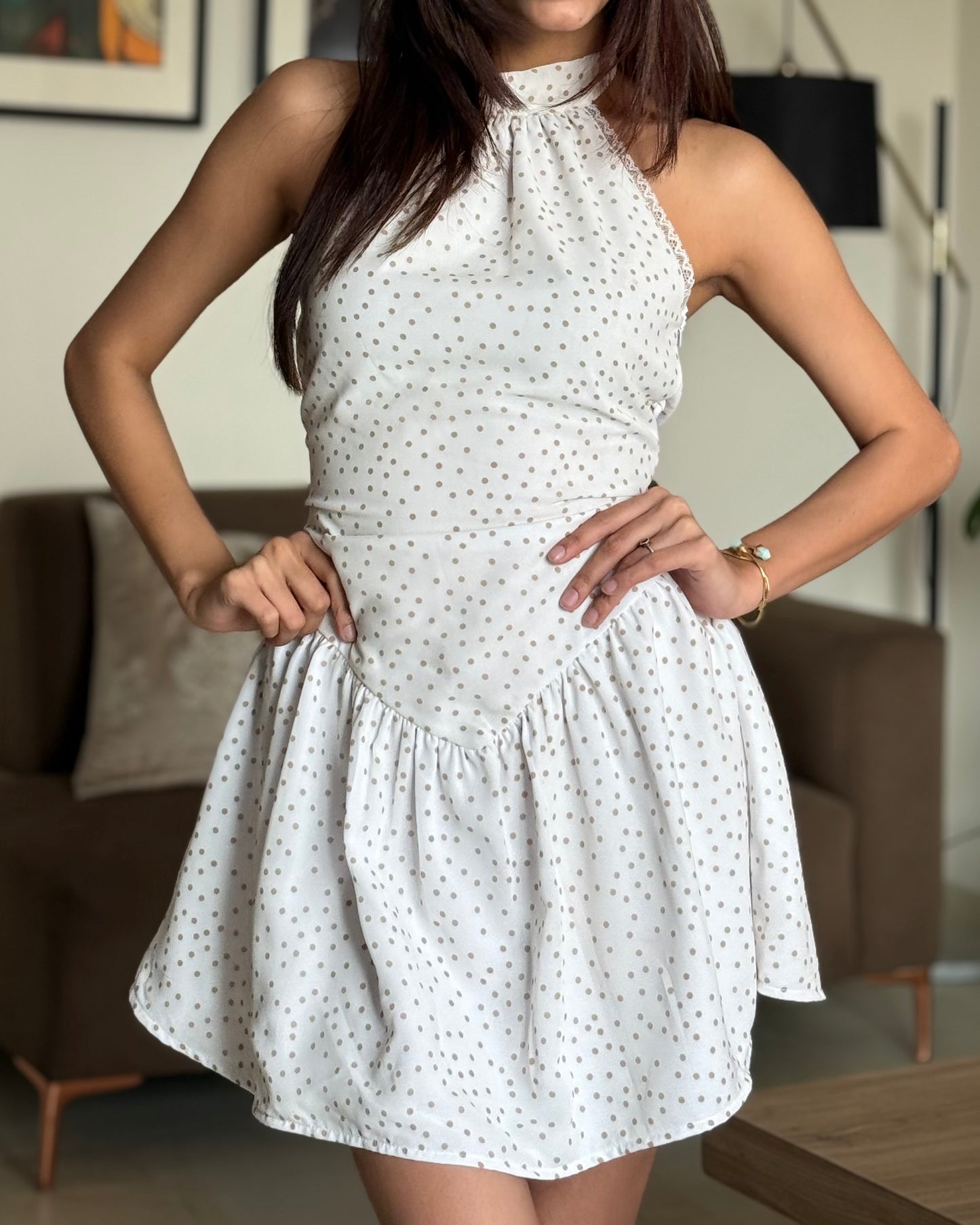 Lavaya Bubble Pop Dress
