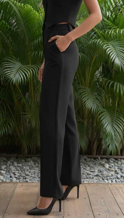 Lavaya Jenne White korean Trouser