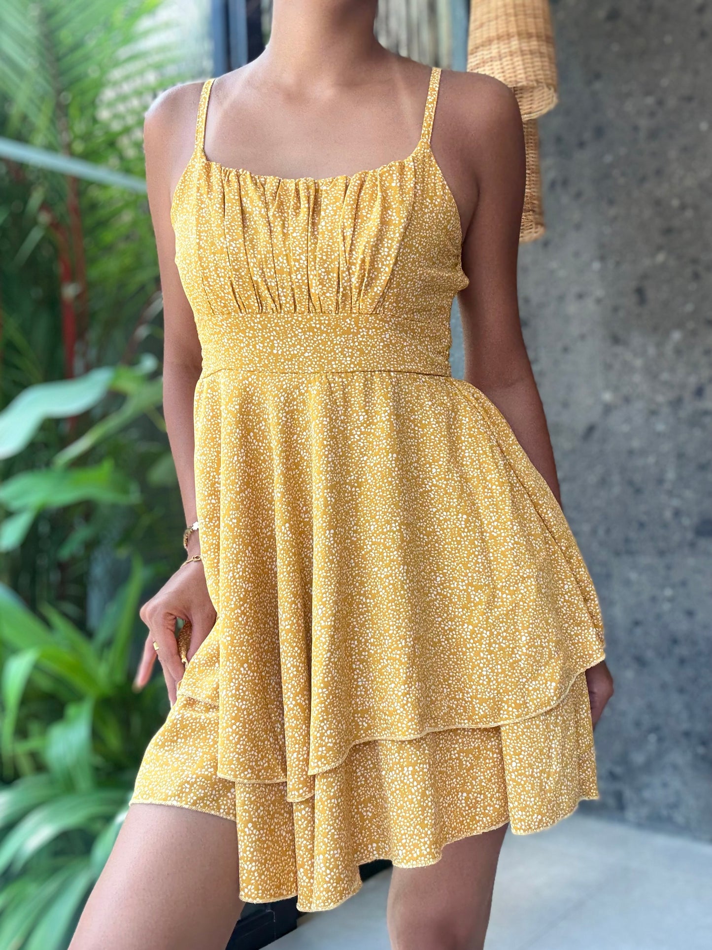 Lavaya Buttercup Dress