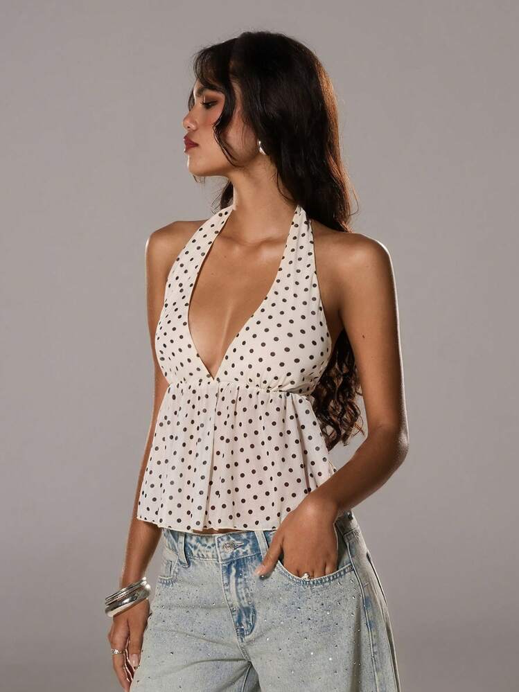Lavaya Polka Top