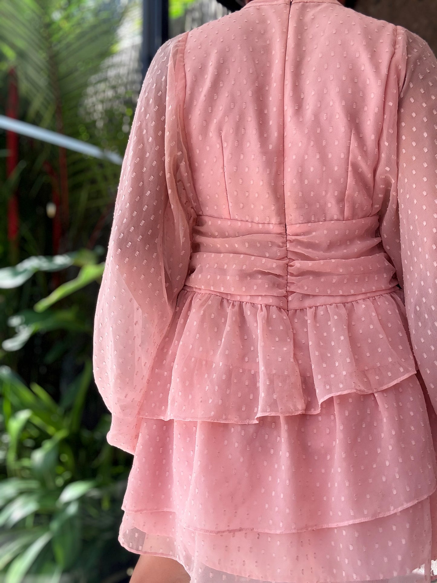 Lavaya Elara Blush Dress