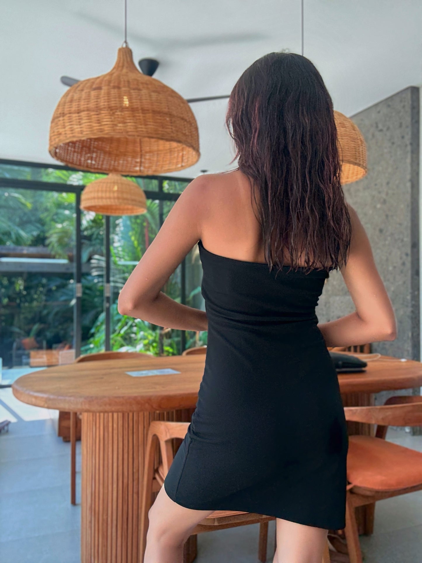 Lavaya Mini Scarlet Dress