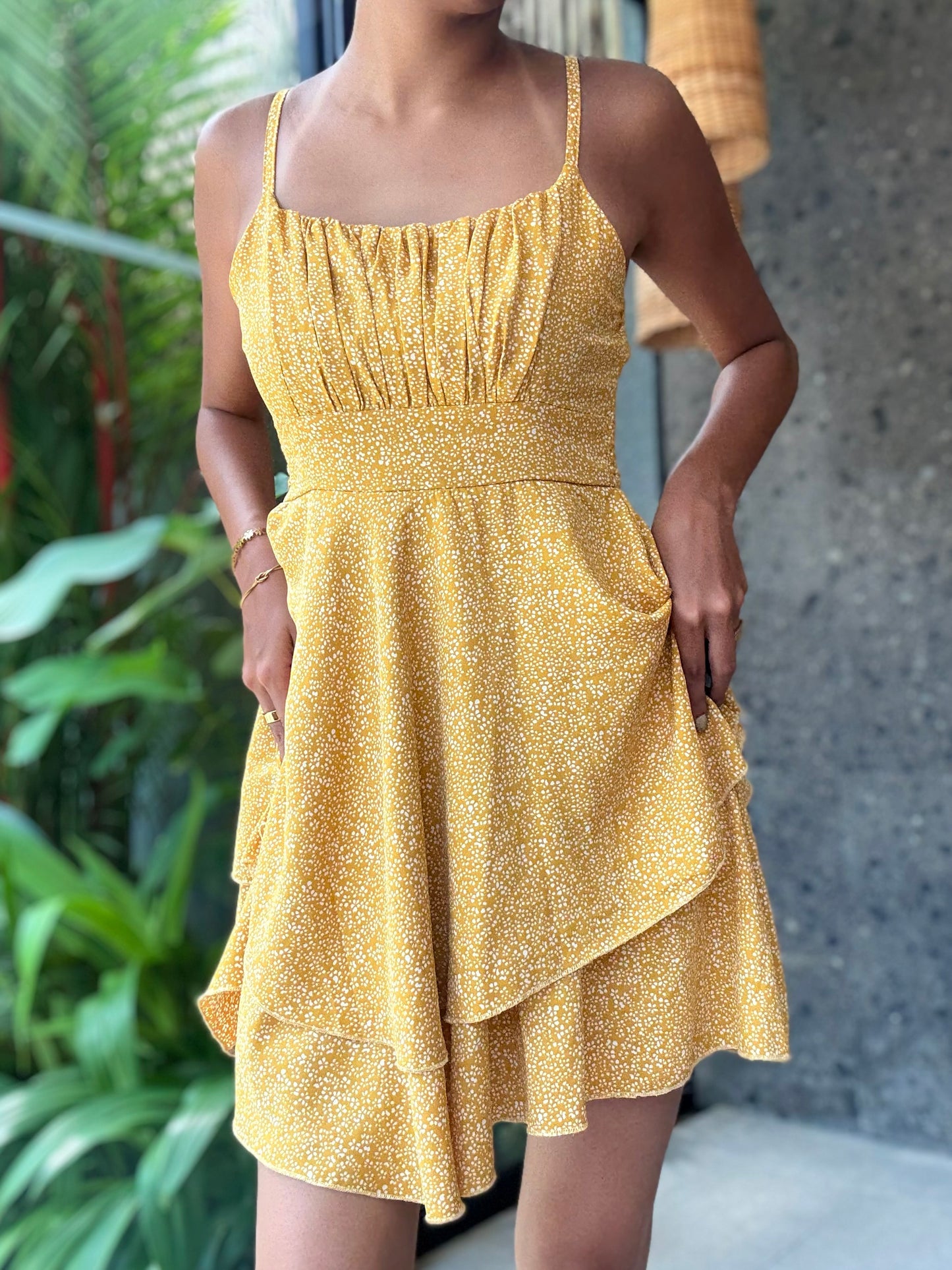 Lavaya Buttercup Dress