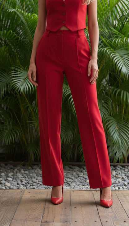 Lavaya Jenne White korean Trouser