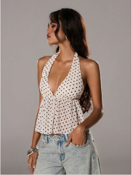 Lavaya Polka Top