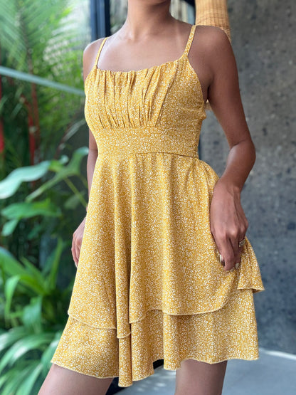 Lavaya Buttercup Dress