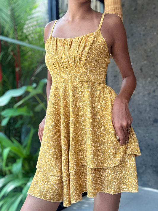 Lavaya Buttercup Dress