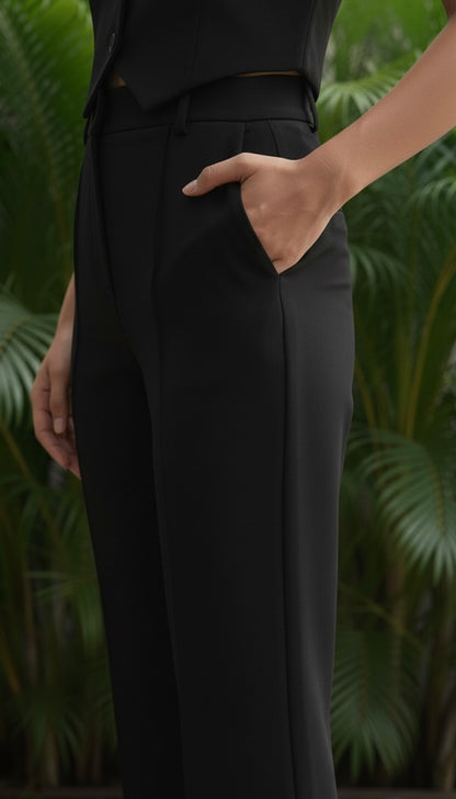 Lavaya Jenne White korean Trouser