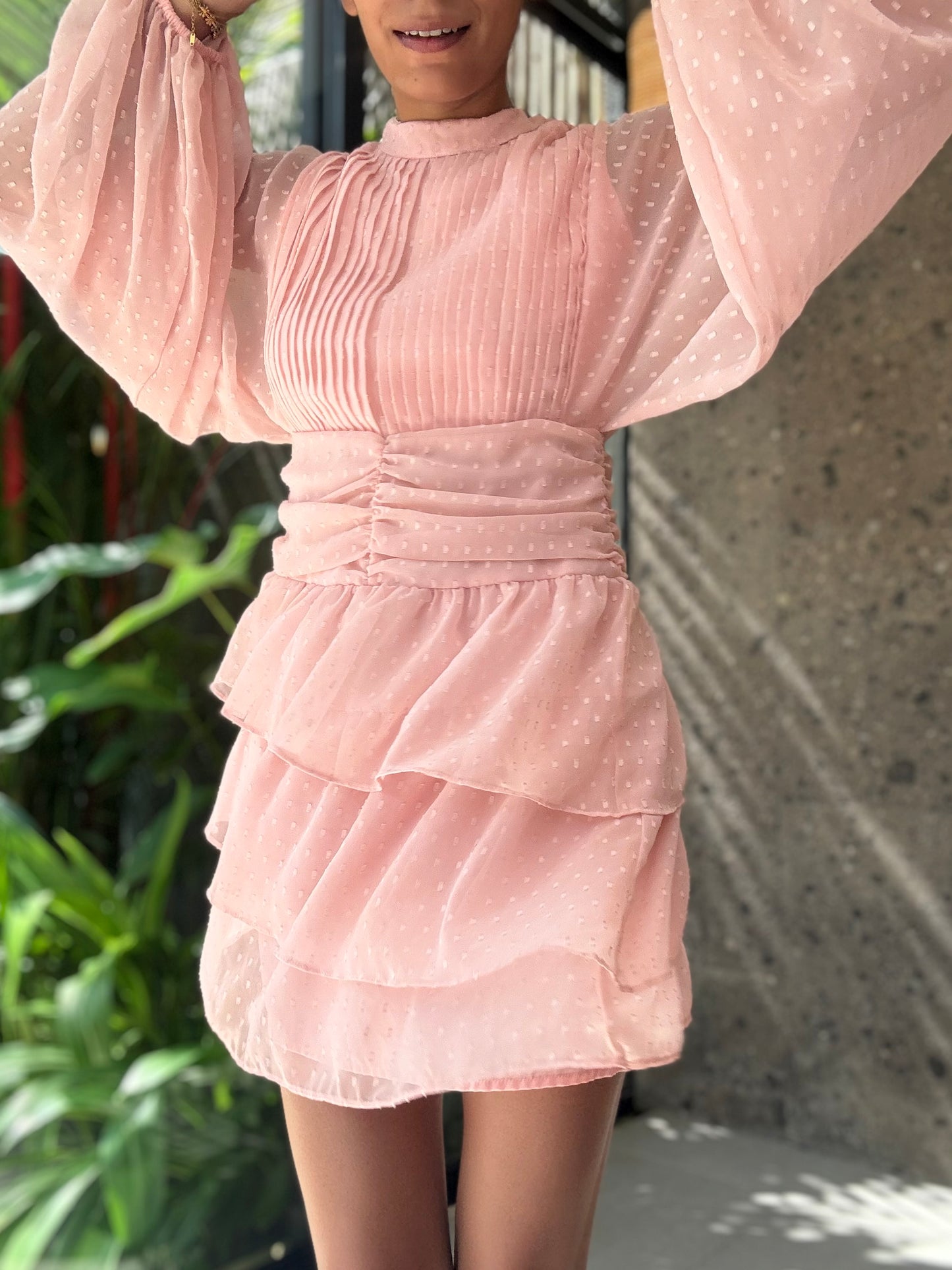 Lavaya Elara Blush Dress