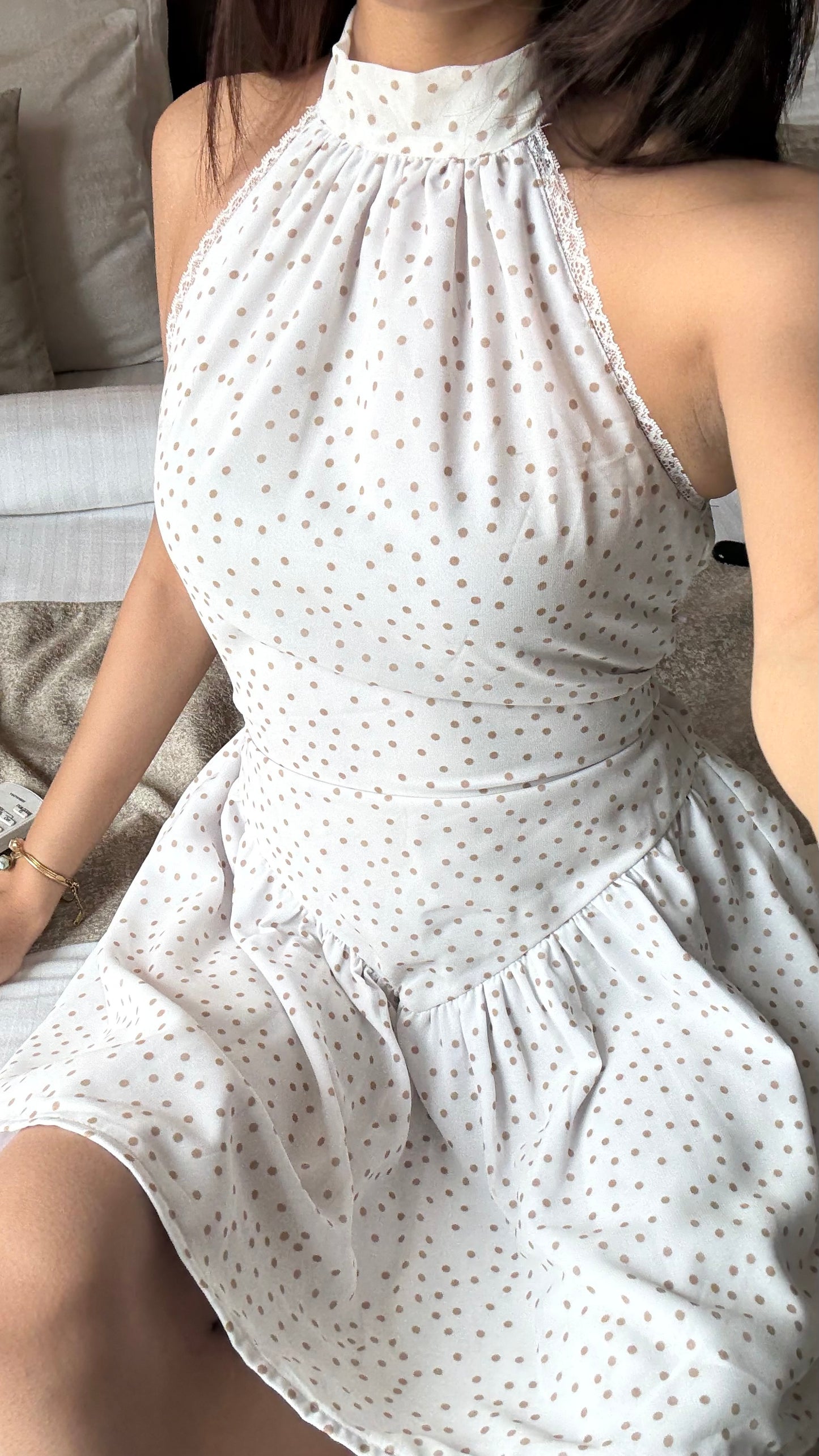 Lavaya Bubble Pop Dress
