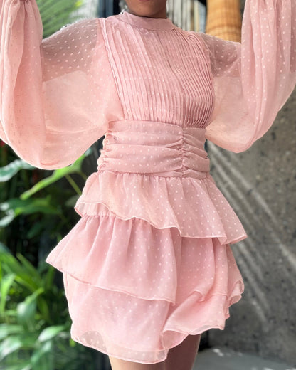 Lavaya Elara Blush Dress