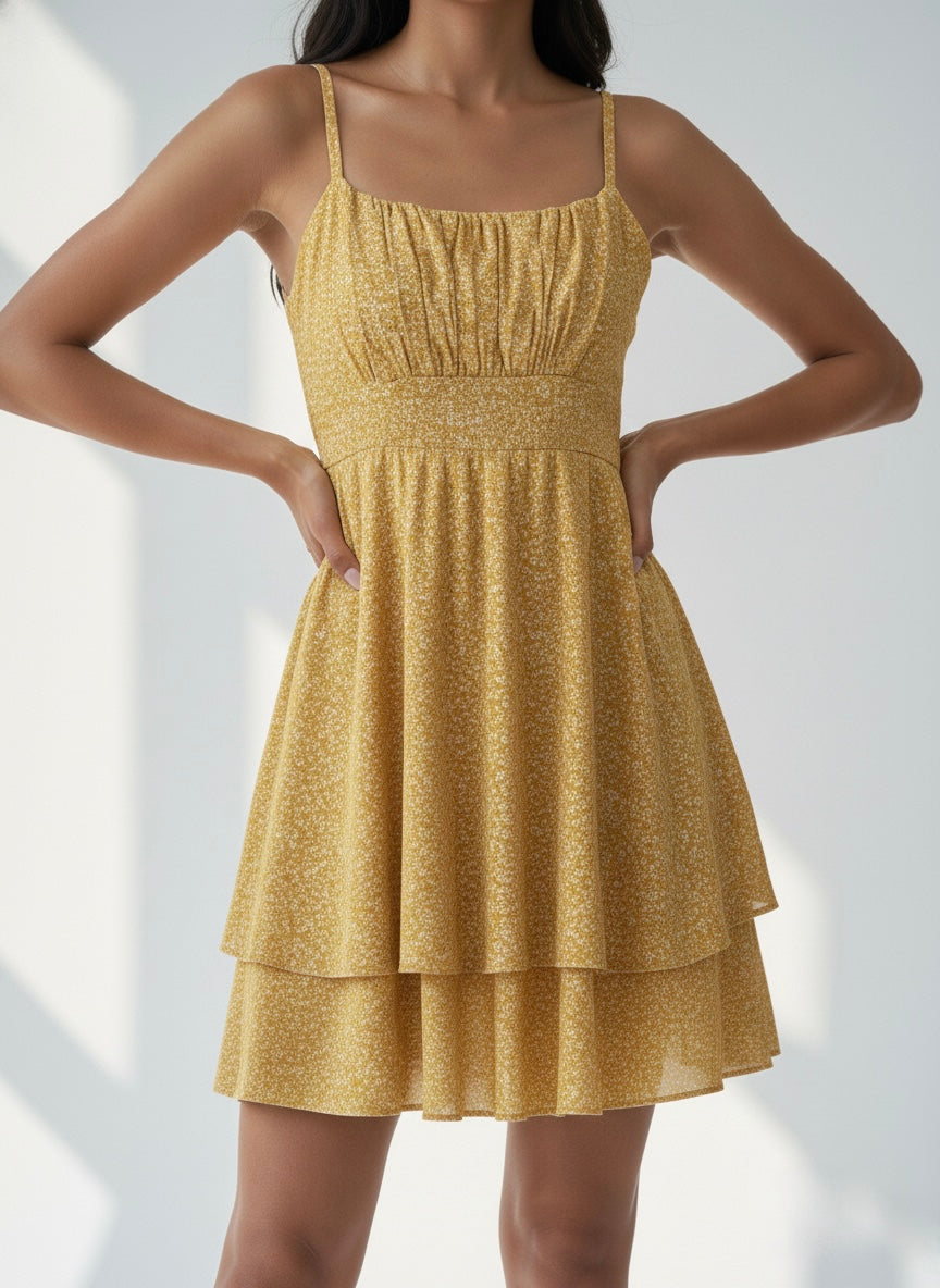Lavaya Buttercup Dress