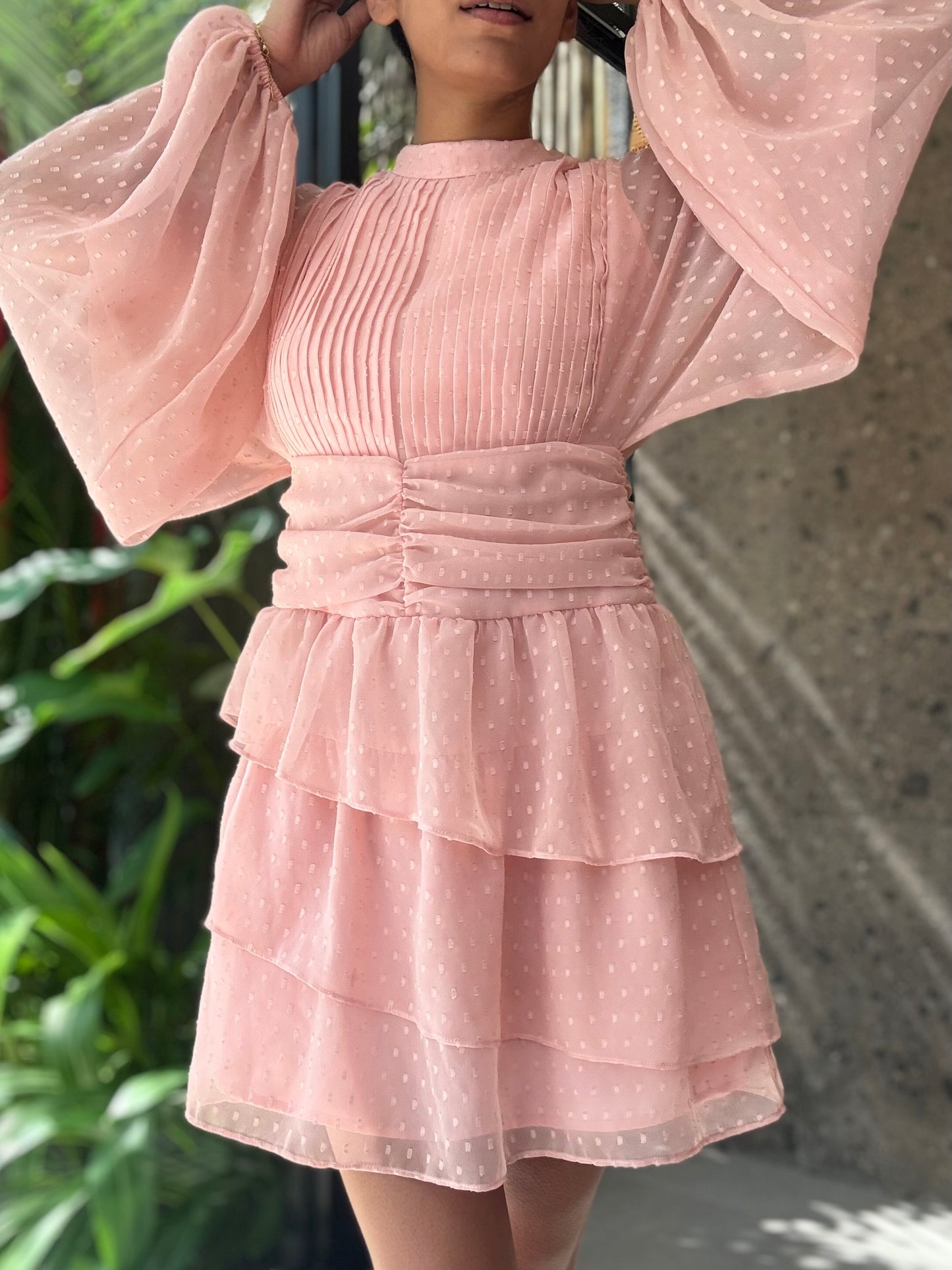 Lavaya Elara Blush Dress