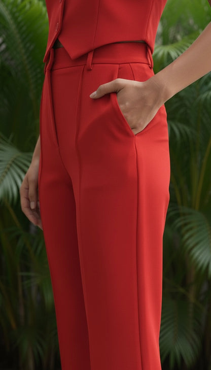Lavaya Jenne White korean Trouser