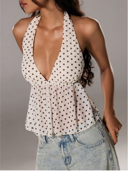 Lavaya Polka Top