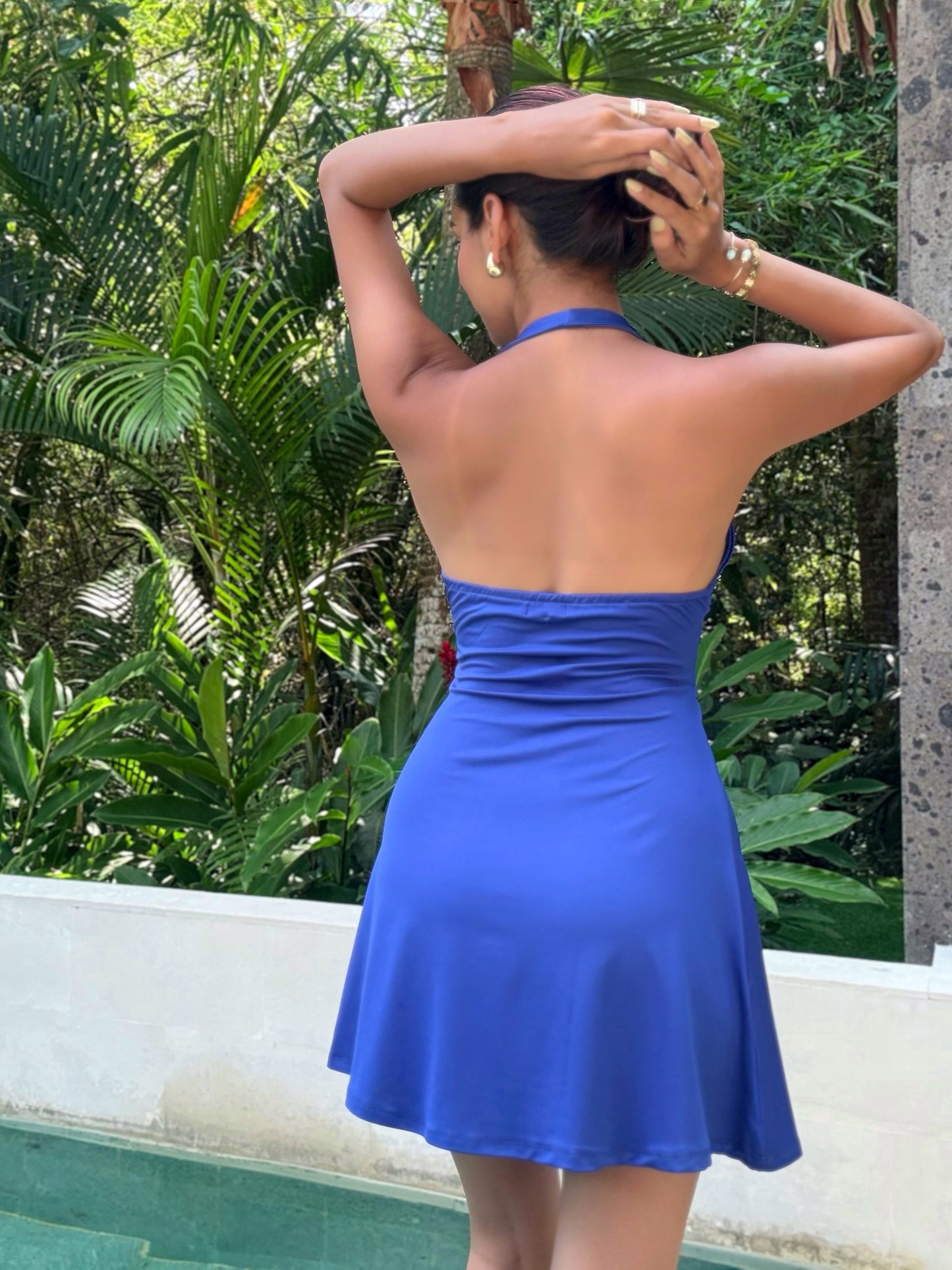 Lavaya Snow Dress