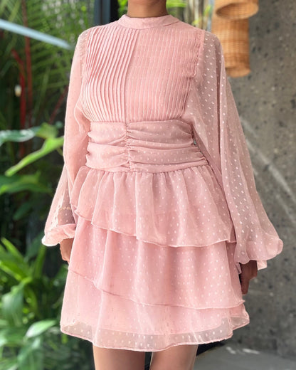 Lavaya Elara Blush Dress