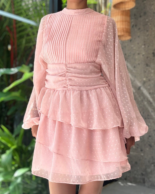 Lavaya Elara Blush Dress