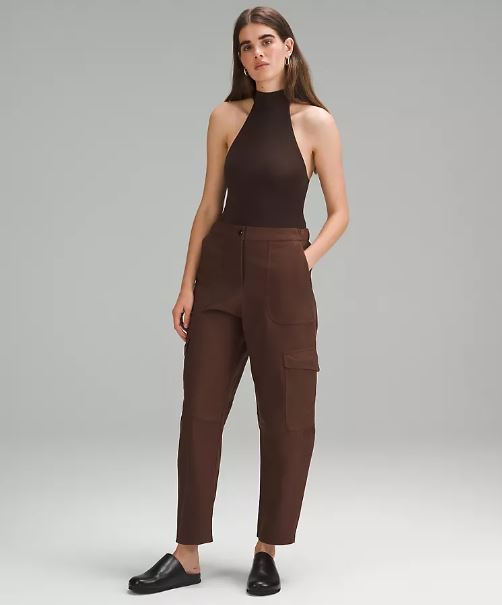 Lavaya women solid brown bodysuit top